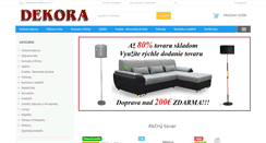 Desktop Screenshot of nabytokdekora.sk